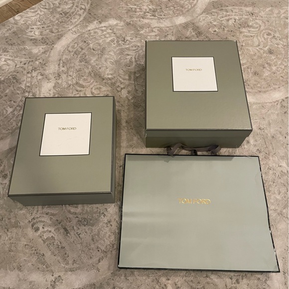 Tom Ford Luxury Gift Box Set Designer Packaging Storage Bundle